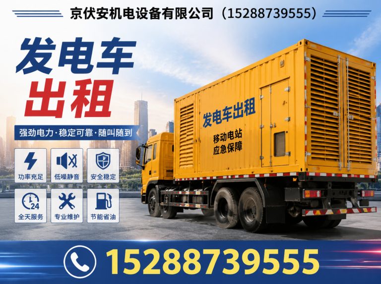 安康发电机出租展示图